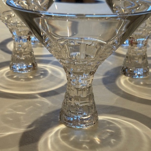 5 Nachtmann Crystal Bossa Nova Martini Glasses - Picture 3 of 3